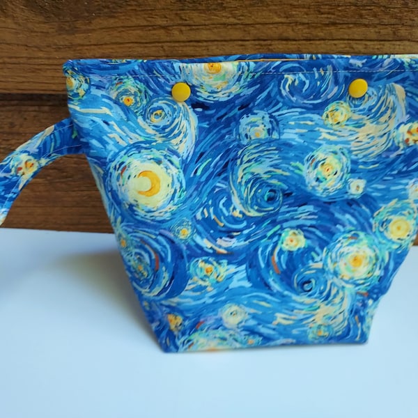 Perfect Knitting Project Bag - Starry Night