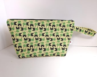 Knitting Project Bag - Cats in Sweaters