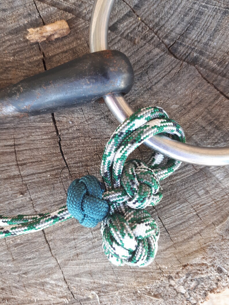 Evolve Equine Bit Hobble Chin Strap for Snaffle Bit in Green Etsy