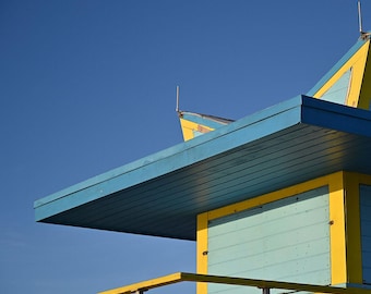 Miami Beach Lifeguard Tower Print, South Beach Wall Art