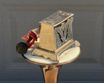 c1940s Chrome Art Deco Excel Miniature Toy Electric Toaster
