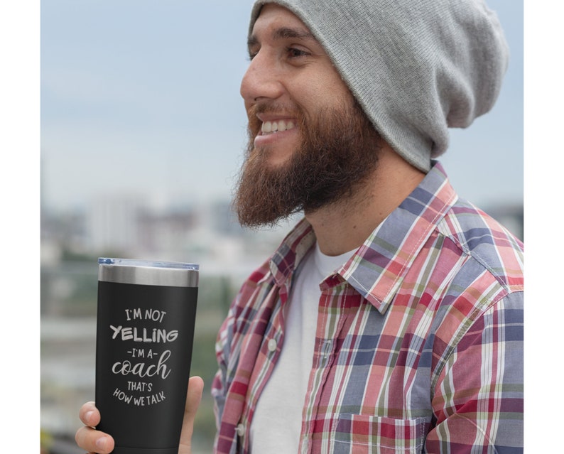 Coach Tumbler, Laser Engraved Tumbler, Coach Gifts, Stainless Steel Travel Mug, Coach Tumbler Designs, Insulated Coffee Mug, Funny Mugs