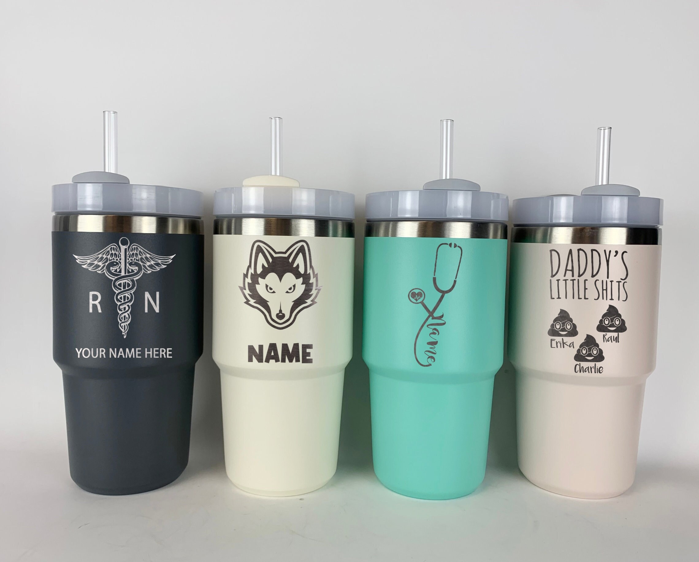 Majestik3D Mini Stanley Tumbler Keychain | 3D Printed | Trendy Cup | Gifts Under 10 Dollars