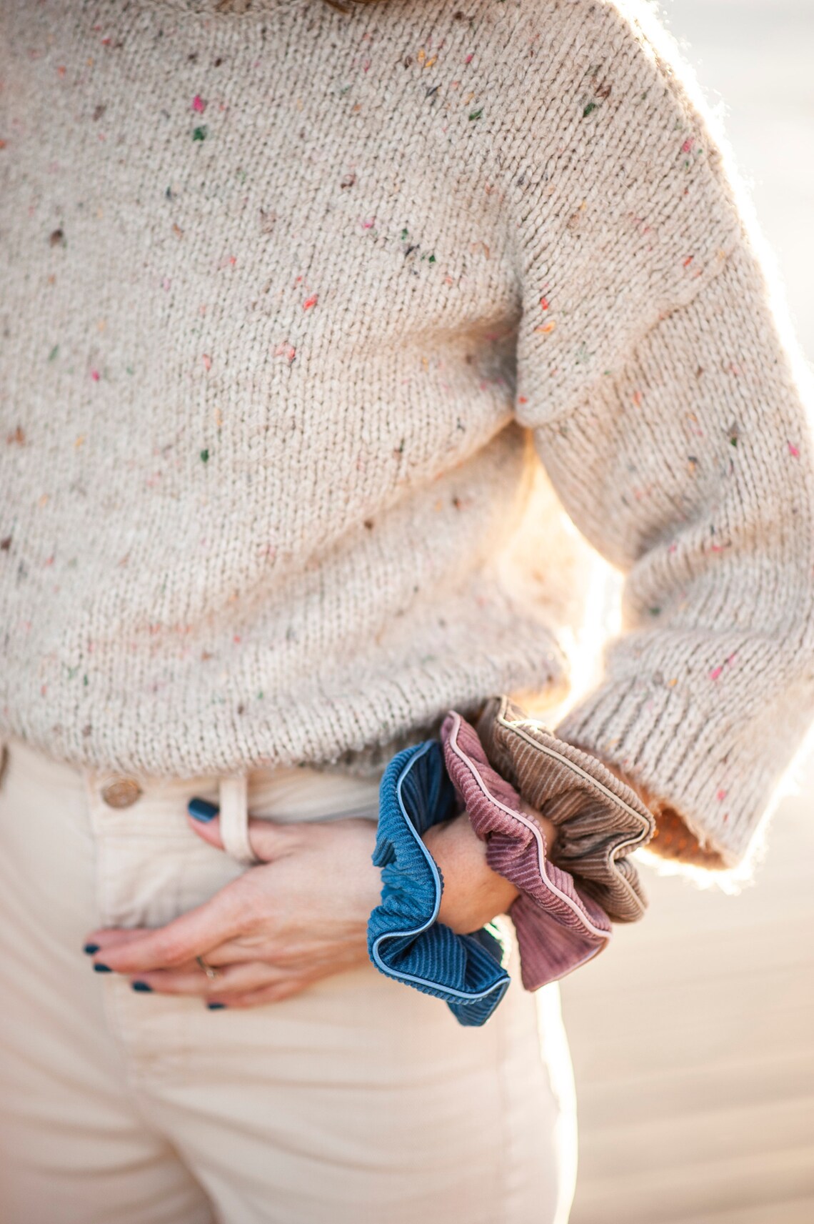 Wohnzimmerideen In Blau Und Taupe - Vintage 60er Jahre Nylon Schal Navy