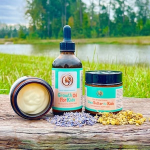Kids Hair Growth Oil and shea butter, Rosemary For Hair Loss, Alopecia, Hair Regrowth Serum,  Slow Growth Scalp Oil,