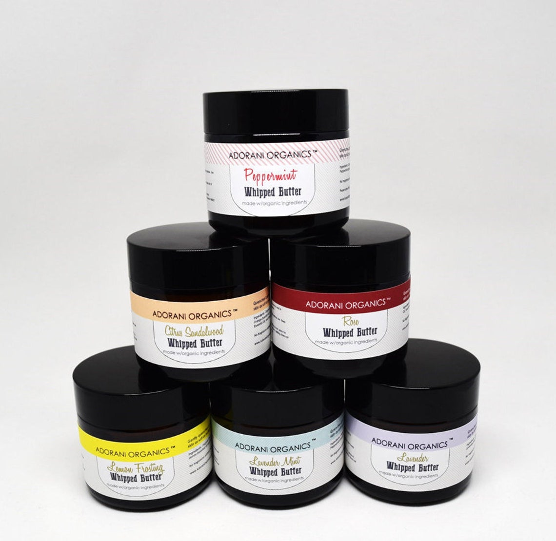 Organic Body Butter Set of Two 2 oz jars Body Butter set Etsy