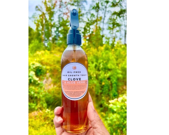 Ultimate Hair Growth, and Shine Clove Hair Growth Tonic: Organic Aloe Vera,  Oil-free Spray (8oz) - Etsy