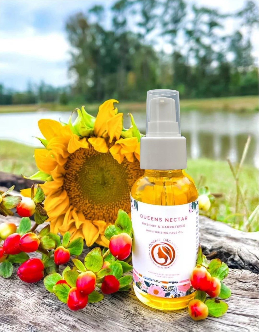 Rosehip, Sunflower Antioxidant Face Serum Queens Nectar Serum Natural ...
