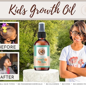 Kids Hair Growth Oil,  Customize your growth oil, Healthy Hair, Rosemary For Hair Loss, Alopecia, Hair Regrowth Serum, Scalp Oil, Vegan