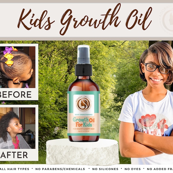 Kids Hair Growth Oil,  Customize your growth oil, Healthy Hair, Rosemary For Hair Loss, Alopecia, Hair Regrowth Serum, Scalp Oil, Vegan