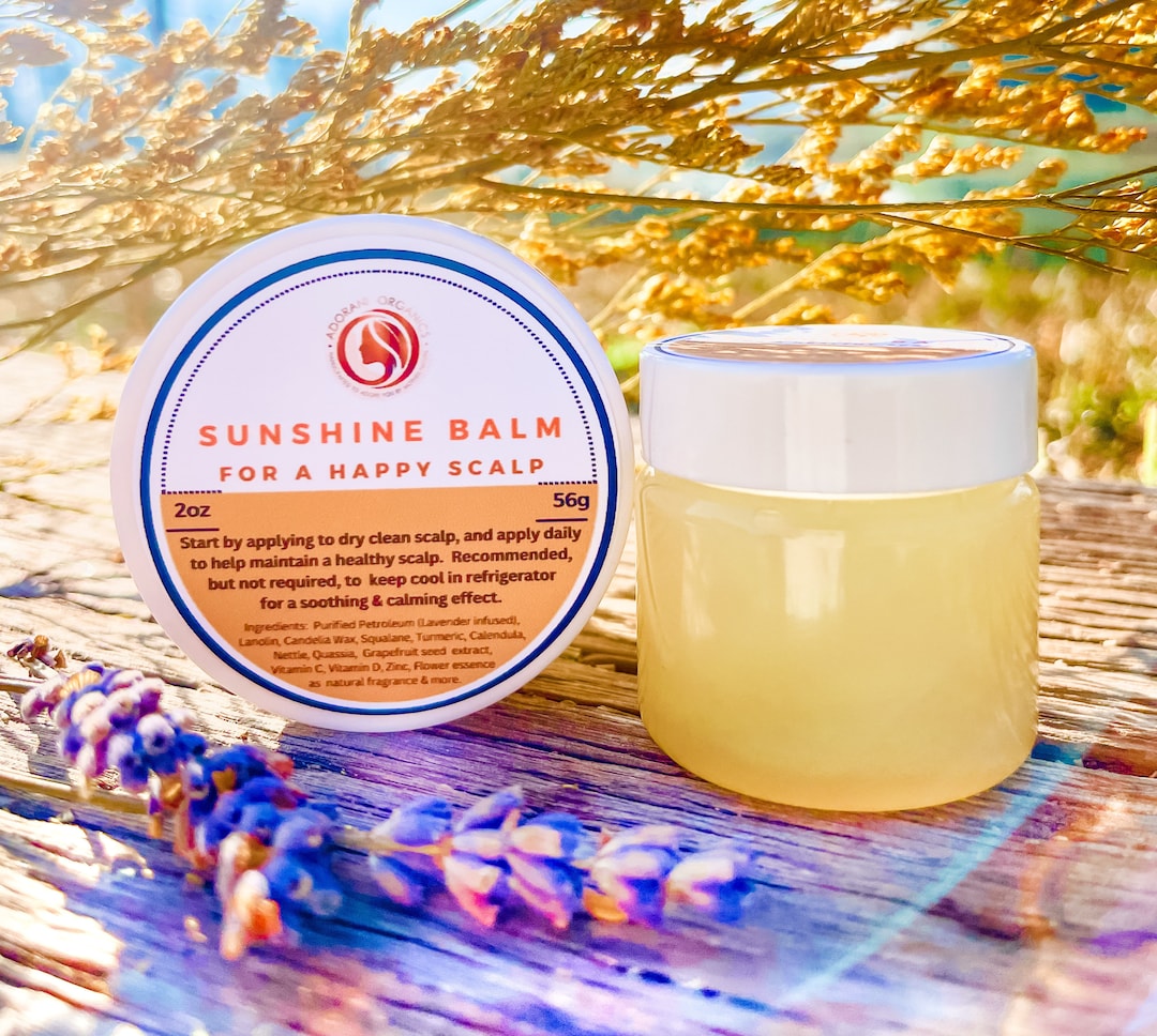 Herbal Scalp Grease, Sunshine Balm, Seborrheic Dermatitis, No Fatty