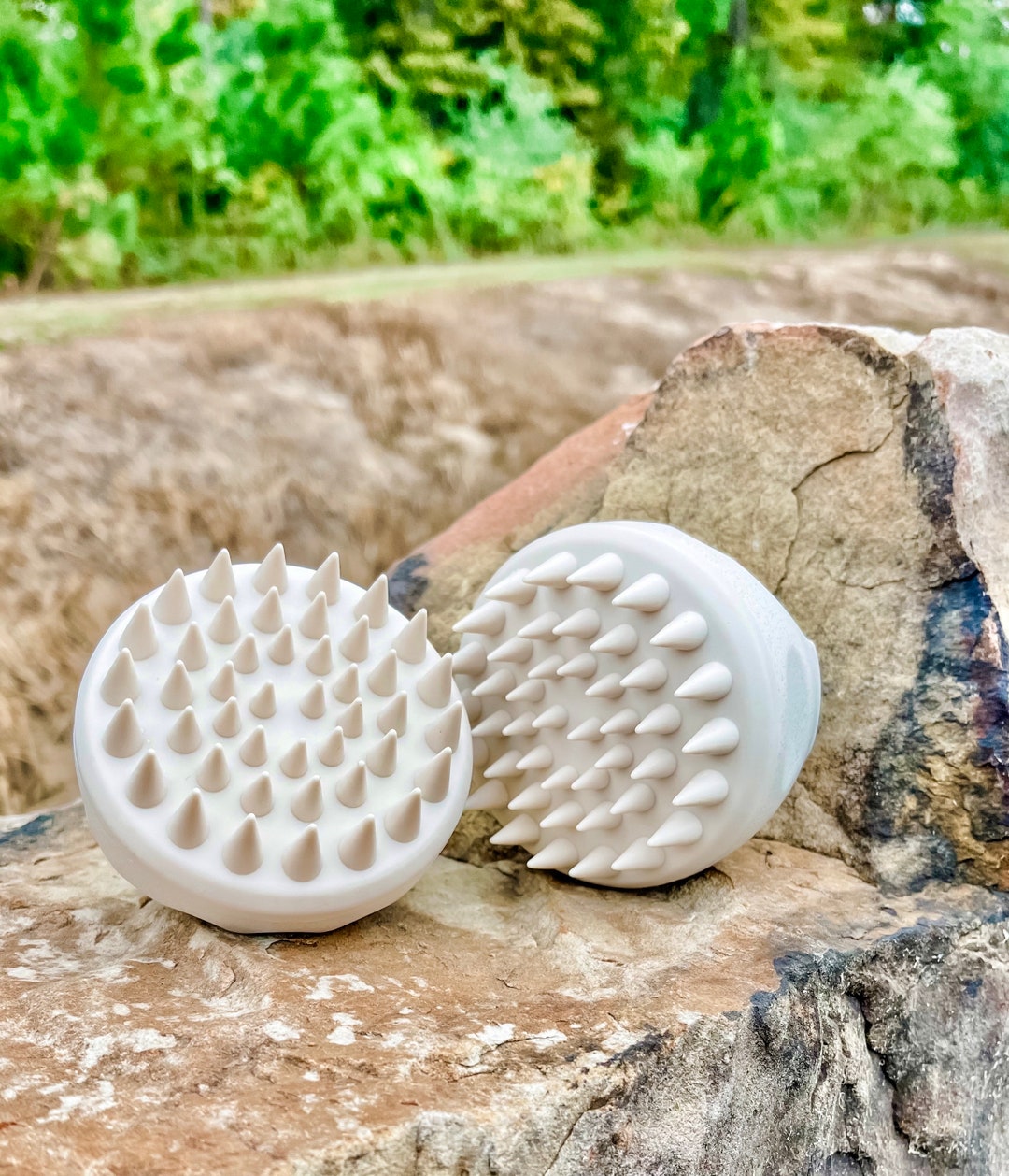 Silicone Scalp Scrub Massager, Gentle, Stimulating Shampoo Brush