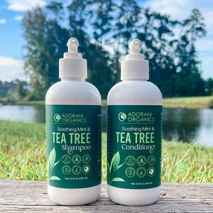 Soothing Mint and Tea Tree Shampoo and Conditioner set