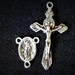 Rosary, cross & Virgin silver chandelier Kit