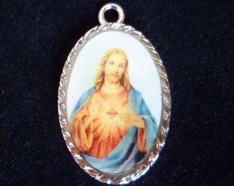 1 pendant sacred heart of Jesus mm