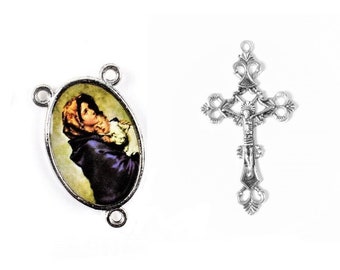 1 Kit Rosenkranz Kreuz & Rosenkranz Rosenkranz Unsere Liebe Frau vom Rosenkranz