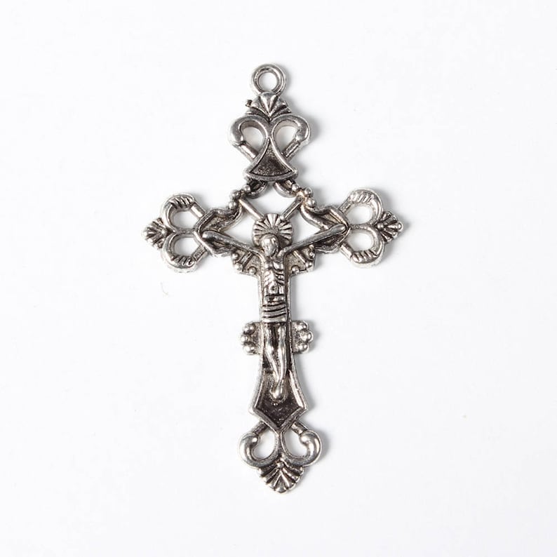 Breloques Croix Tibétaine - Lot De 100 Pendentifs Alliage Argenté Antique