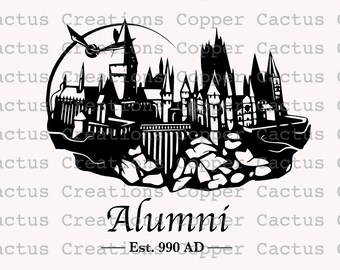 Hogwarts Alumni Svg Etsy