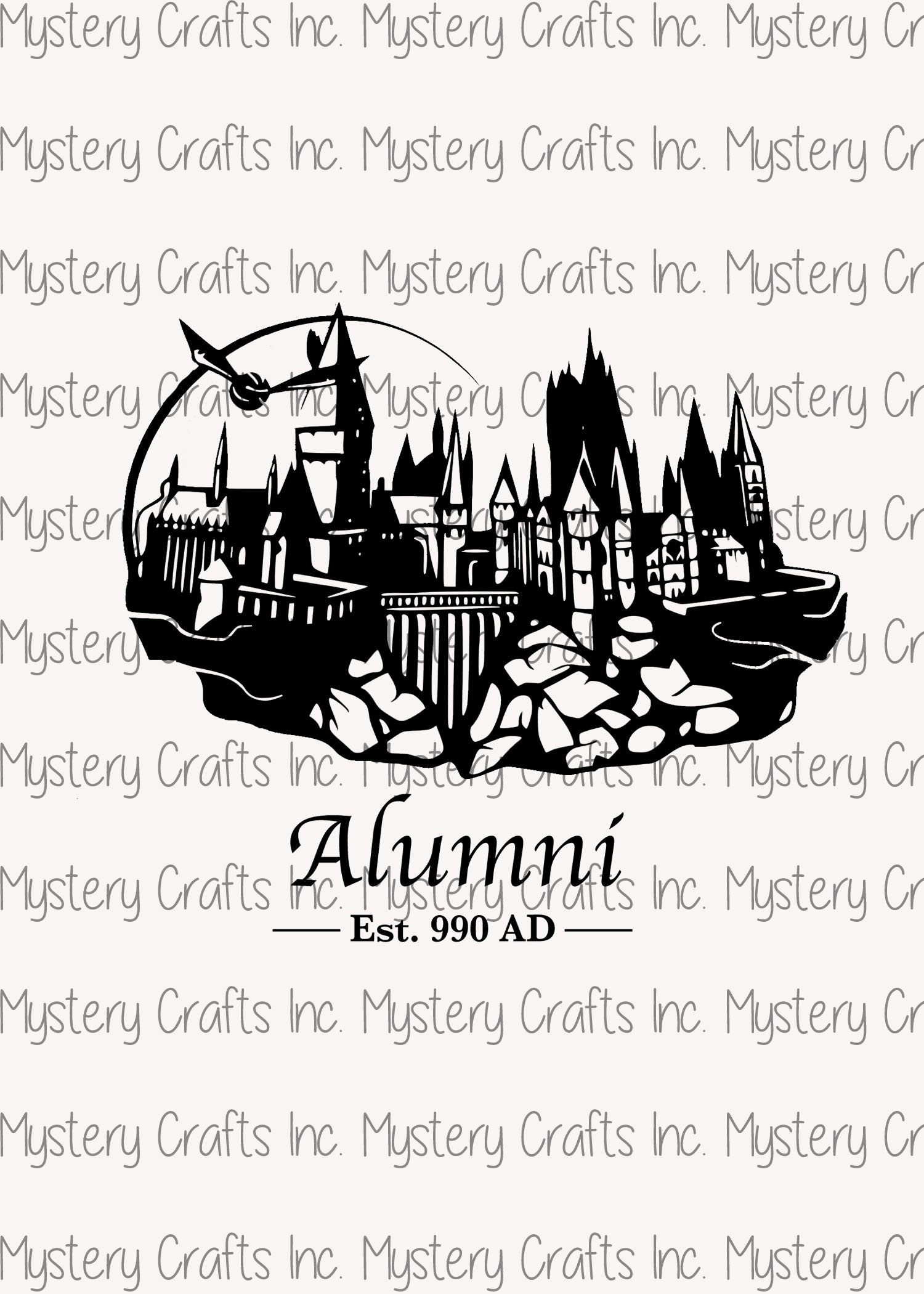 Download Hogwarts Alumni Svg Harry Potter Castle Wizarding World Etsy