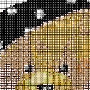 Pirate Teddy bear-Kids-Cross stitch pattern-PDF instant download / Pirate nounours-Enfants-Grille point de croix-PDF instantané image 5