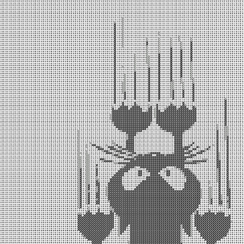 Cat Cross Stitch Pattern Pdf Instant Download Chat Grille Point De Croix Pdf Instantan U00e9 Cross Stitch Craft Supplies Tools Stokfella Com