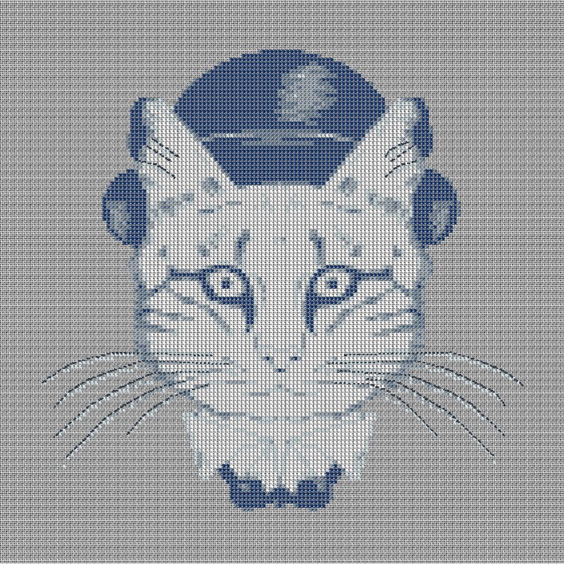 Cat Hipster Hat Cross Stitch Pattern Pdf Instant Download Chat Hipster Chapeau Grille Point De Croix Pdf Instantan U00e9 Cross Stitch Craft Supplies Tools Stokfella Com