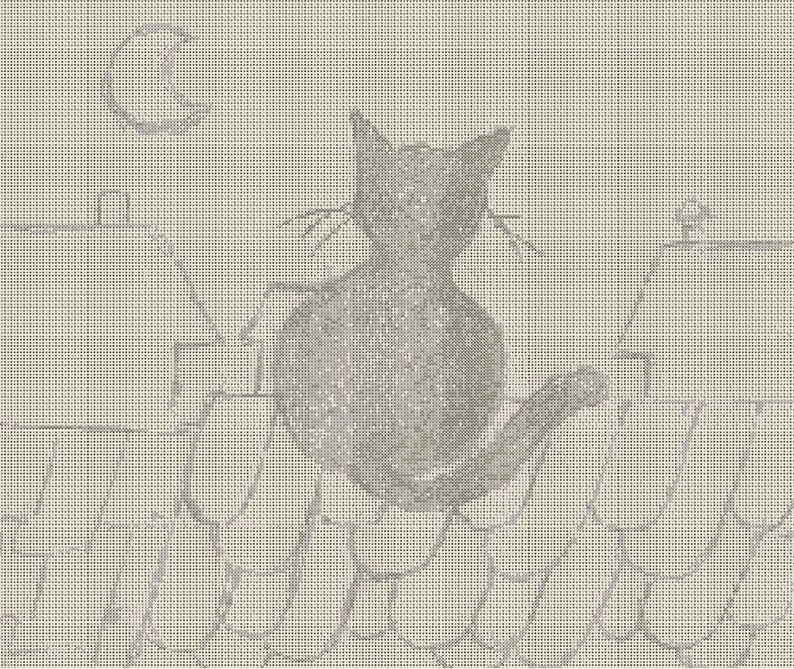 Cat Cross Stitch Pattern Pdf Instant Download Chat Grille Point De Croix Pdf Instantan U00e9 Cross Stitch Craft Supplies Tools Stokfella Com