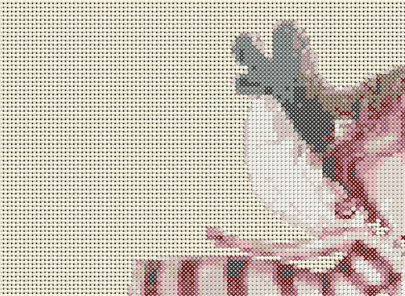 Fairy-Cross stitch pattern-PDF instant download F\u00e9e-Grille point de croix-PDF instantan\u00e9