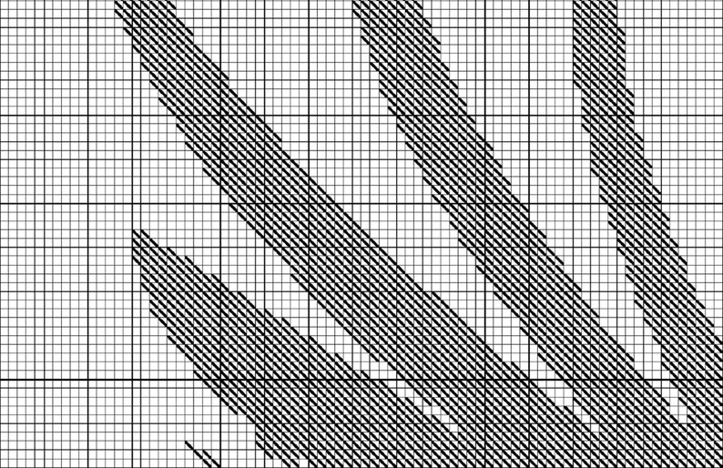 Fairy-Monochrome-Cross stitch pattern-PDF instant download F\u00e9e-Monochrome-Grille point de croix-PDF instantan\u00e9