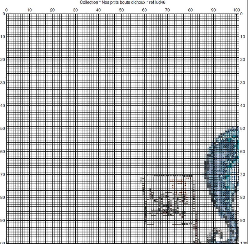 Counted cross stitch pattern children Pirate and paper boat Grille point de croix compt\u00e9 enfants Pirate et bateau papier
