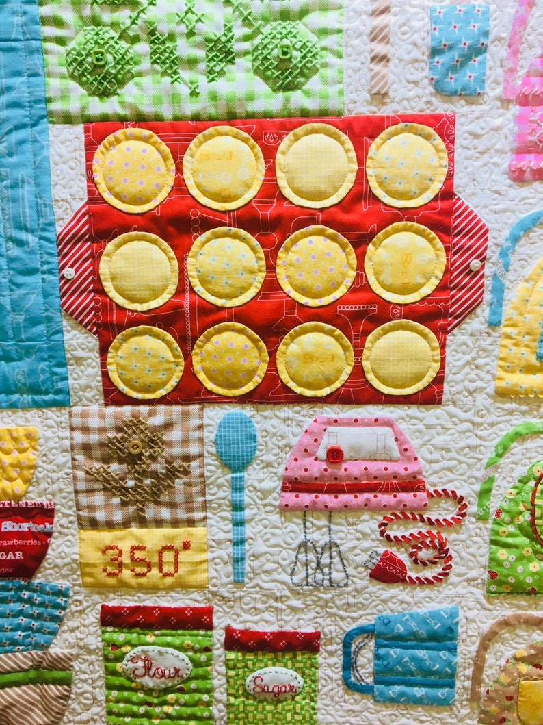 Let's Bake Quilt Kit by Lori Holt Etsy