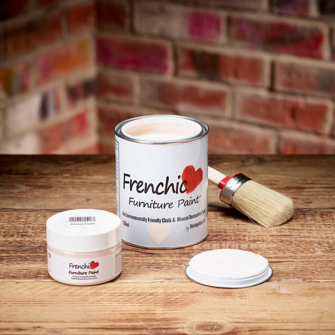 Clotted Cream Soft Peachy Color Frenchic Furniture Paint Chalk and