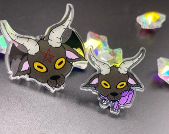 Juego de pines Chibi Baphomet