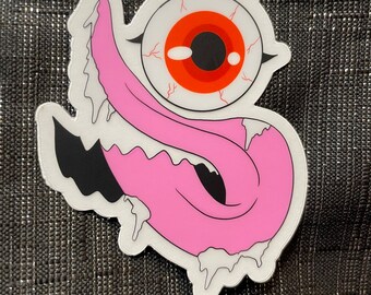 Clear  2inch Tsukumogami face sticker