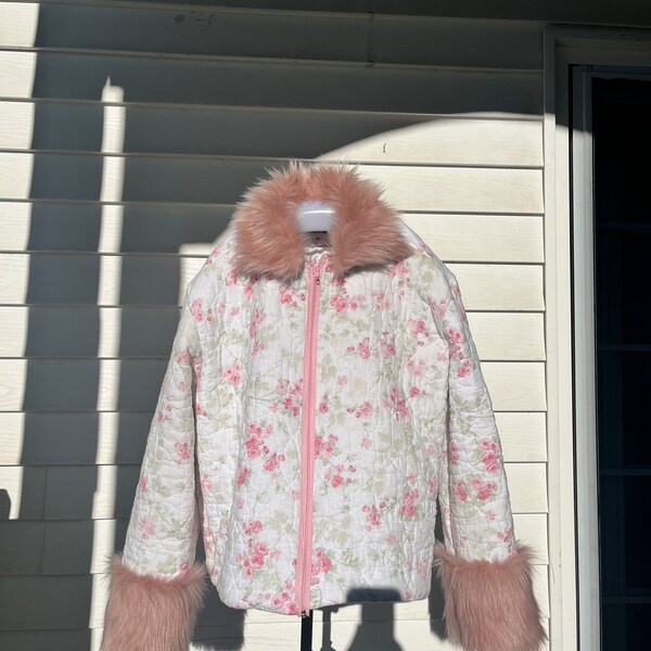 Faux fur Quilt Jacket