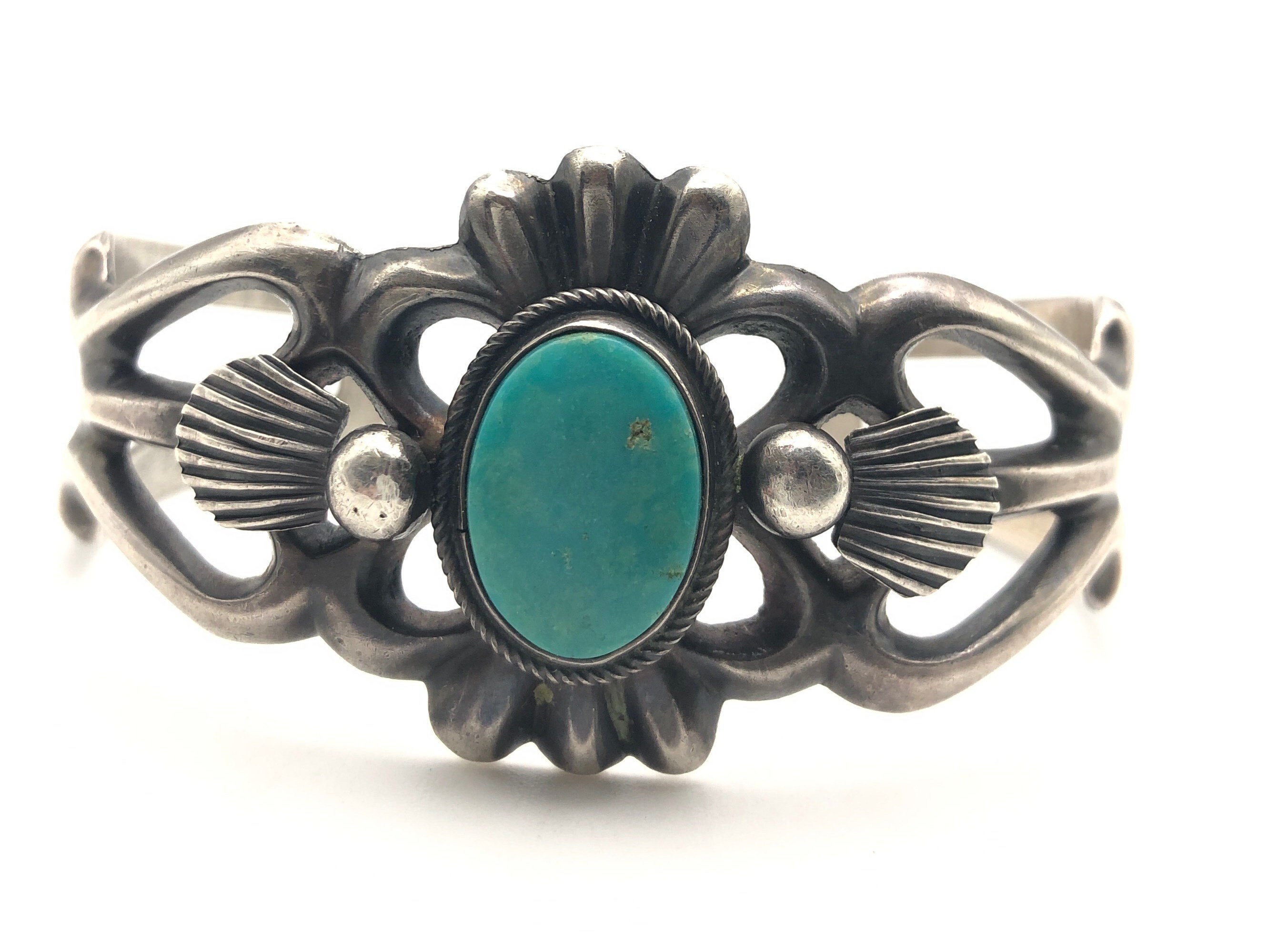 Important Earlier Vintage Native American Navajo Tooled Bruce Morgan Sterling Silver Bracelet Important Earlier Vintage Native American Navajo Tooled Bruce Morgan Sterling Silver Bracelet