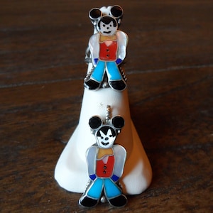 Zuni Mickey Ring - Etsy Zuni Mickey Ring - Etsy