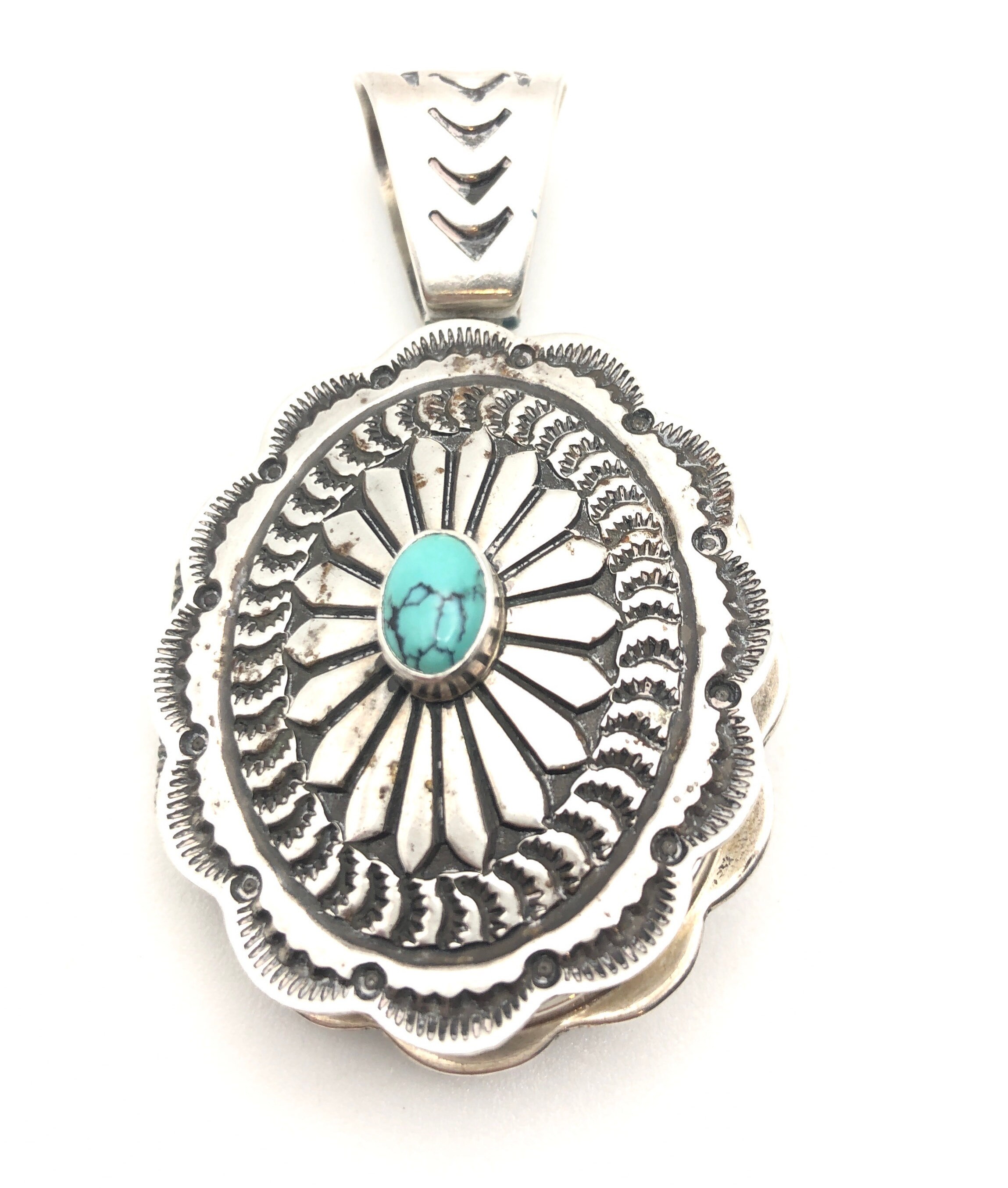 Sunshine Reeves Navajo Damele Variscite Sterling Silver