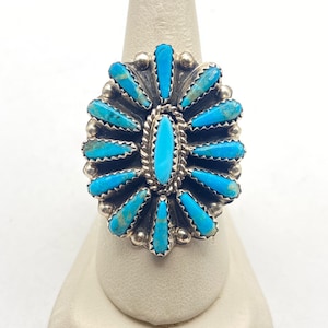 Tommy Lowe Exquisite Native American Navajo Turquoise Sterling Silver Bracelet Tommy Lowe Exquisite Native American Navajo Turquoise Sterling Silver Bracelet