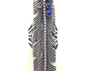 Navajo Micro Inlay Ring, Clayton Tom, Multi Stone and