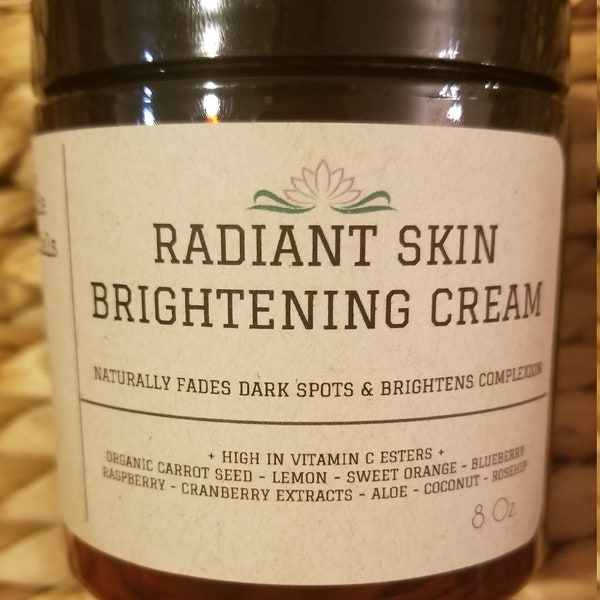 Radiant Skin Brightening Cream - Dark Spots, Fade Cream, Brighter Complexion - Gentle