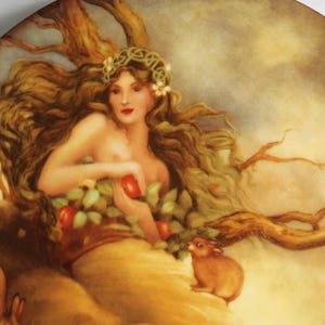 The Four Ancient Elements Georgia Lambert Plates - Etsy