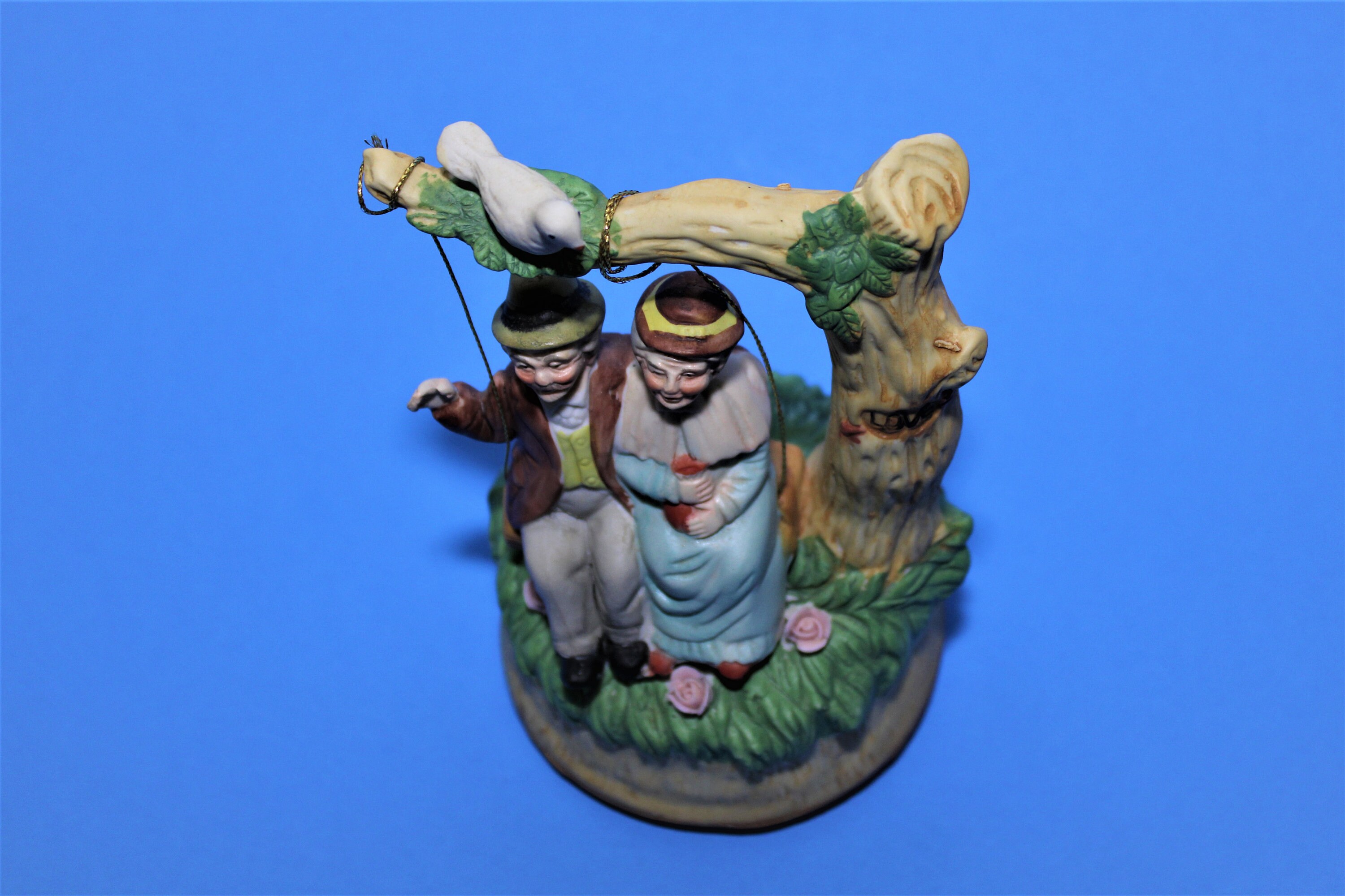 Vintage Porcelain Rotating Musical Figurine MSR Imports Etsy Singapore
