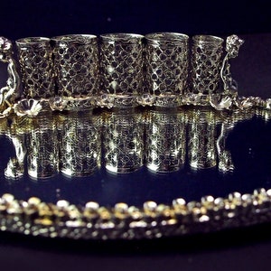 Vintage  Cherub Mirrored Tray