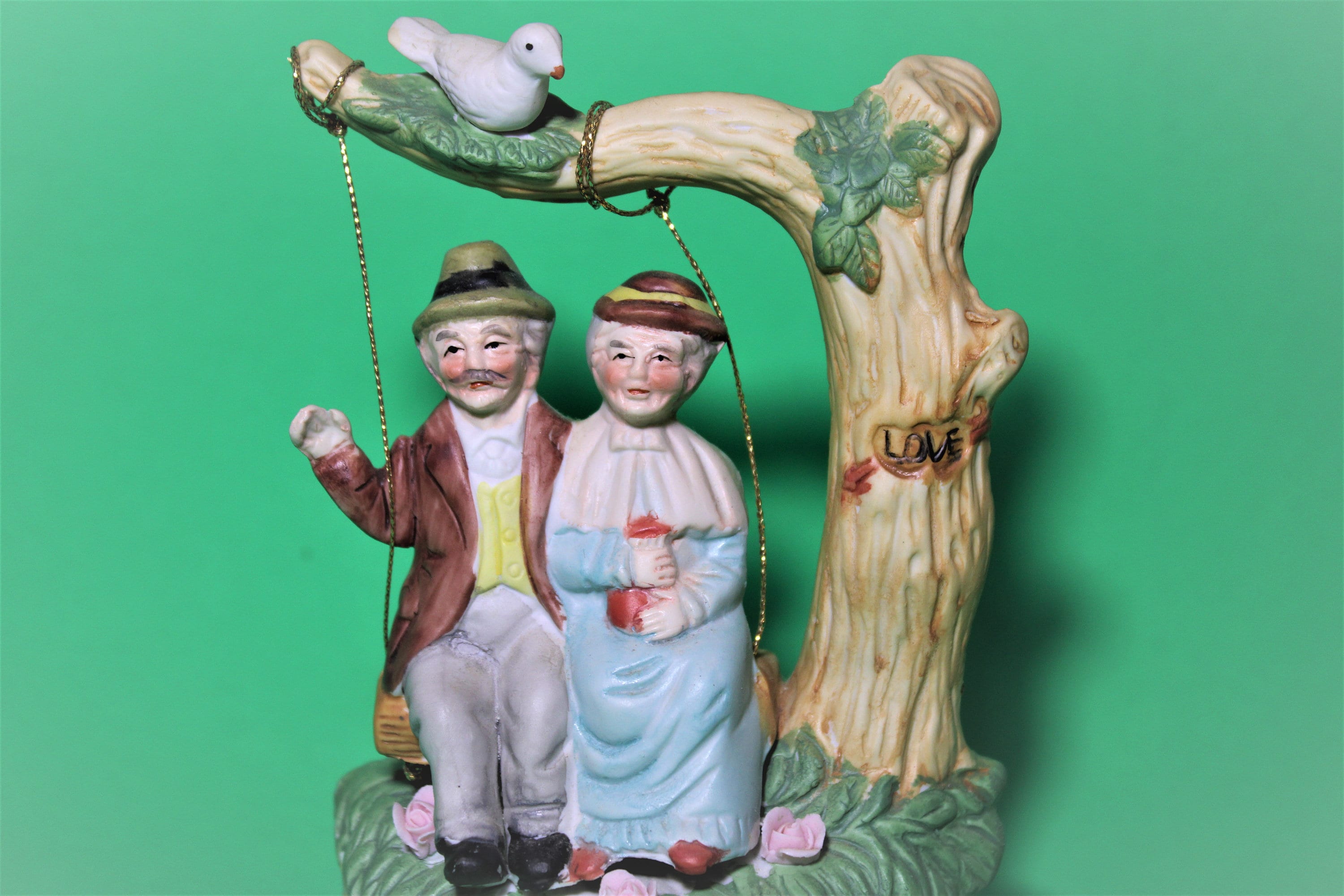 Vintage Porcelain Rotating Musical Figurine MSR Imports Etsy Singapore