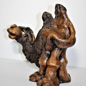 Vintage Ceramic Camel Figurine By Roya