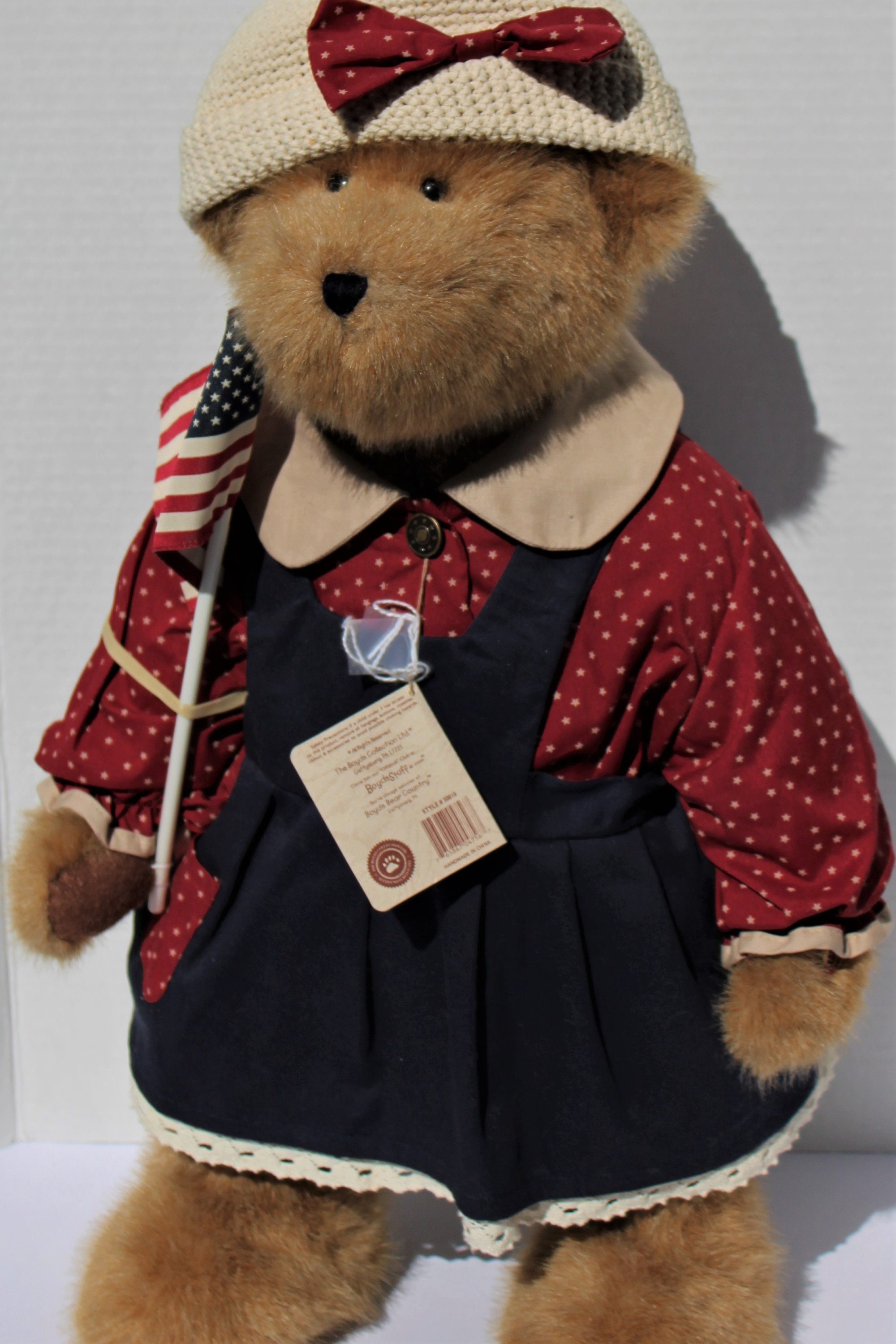 テディベア　NORBEARY BEARS Vintage Rare Boyd's Bear Bailey Jointed Plush Stuffed Toy - Etsy