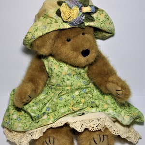 Vintage The Archive Collection Teddy Bear Mary Elizabeth Jointed Plush Stuffed Lade Bear