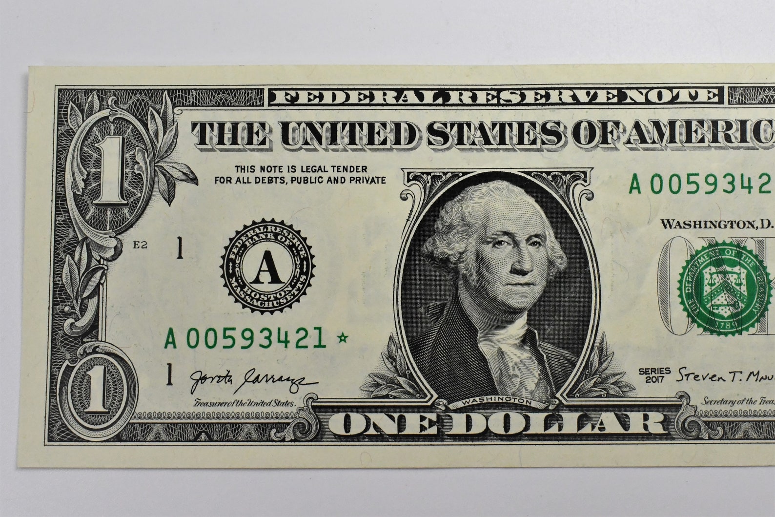 Star Note 1 Dollar Bill 2017 Etsy