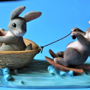 A Day At The Lake Figurine Charming Tails Collection